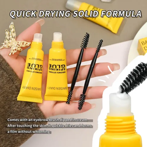 Gel Fijador Para Cejas Resistente Al Agua Baisen Diary 2