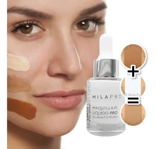 Pigmento Tonalizador De Bases Maquillaje Líquido Mila Marzi