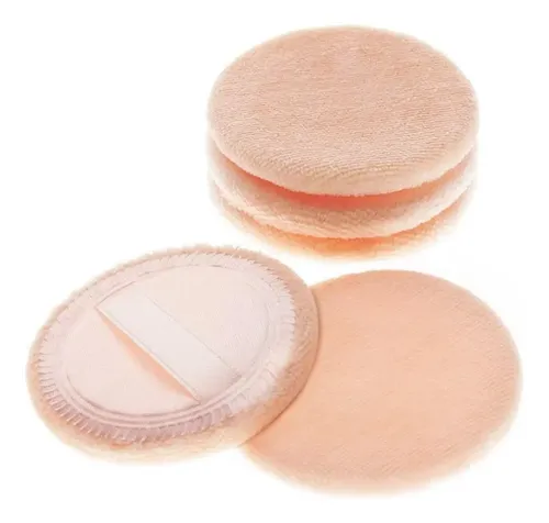 – Esponja Suave Para Polvo, Maquillaje Cara 12 Piezas Nude =