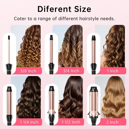 Plancha De Pelo Hahahope, Varita De Cerámica De 19 Mm, 110 V