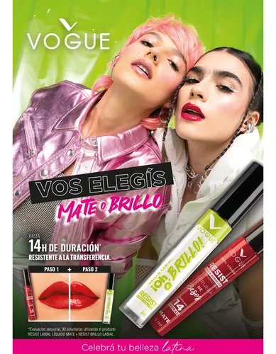 Labial Liquido Vogue Resist ¡oh Q’ Brillo!