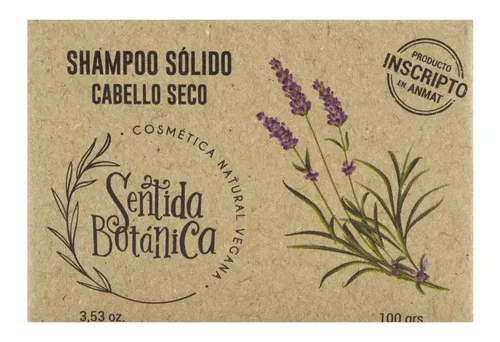 Sentida Botánica Kit X3 Shampoo Solido Cabello Seco Vegano