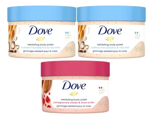 Dove Exfoliante Semillas De Granada Y Manteca De Karité 298g