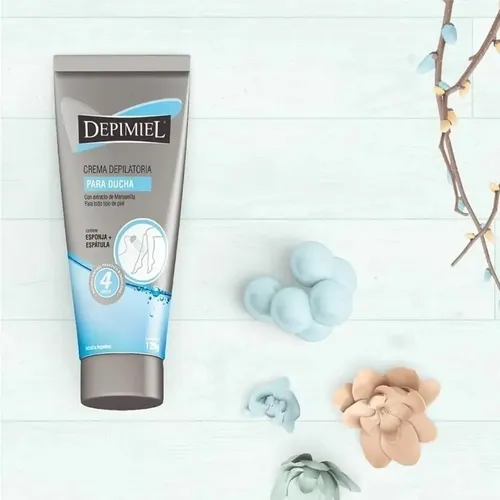Crema Depilatoria Para Ducha Depimiel Con Manzanilla X 120g