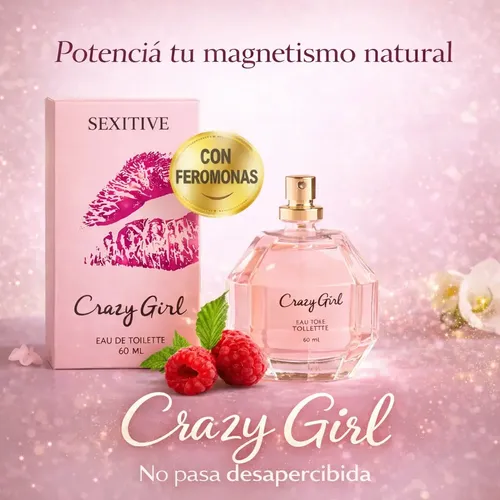 Perfume Femenino Con Feromonas Crazy Girl Sexitive