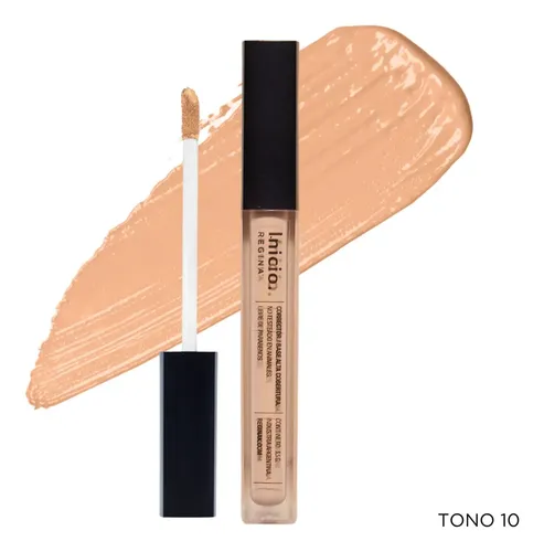Corrector Crema Regina Make Up Resistente Agua Ojeras Tono 10