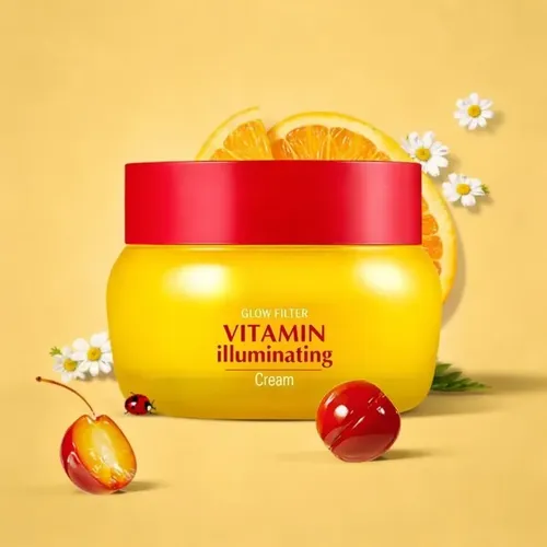 Cccrema Facial Con Vitamina C Glow Filter, Ilumina, Hidrata,