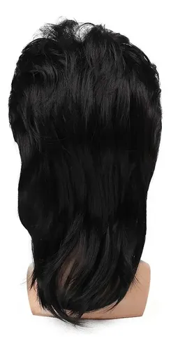 – Peluca Para Hombre De Los 70 Y 80, Cabello Rizado Para =