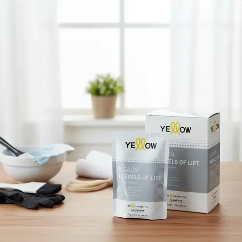 Polvo Decolorante Yellow Alfaparf 9 Tonos Caja (x12u) De 50g