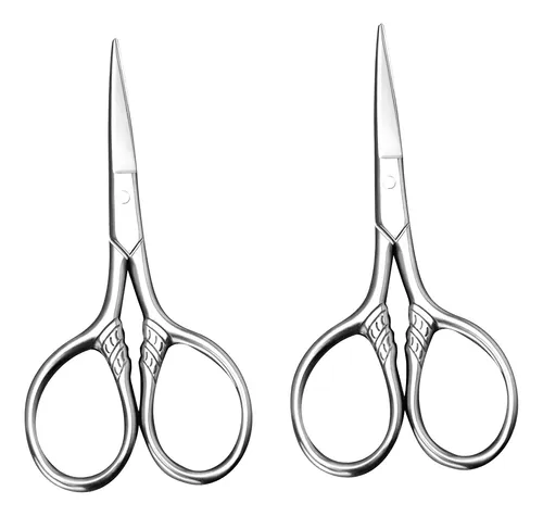 2 X Barba Belleza Inoxidable Bigote Cejas Nariz Recortar