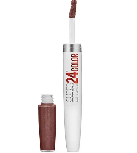Labial Maybelline Superstay 24 Tono 345 Espresso Edge