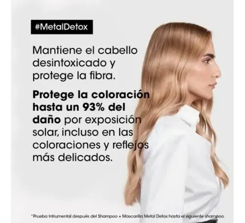 L´Oréal metal detox serie expert shampoo 300ml mascara 250ml