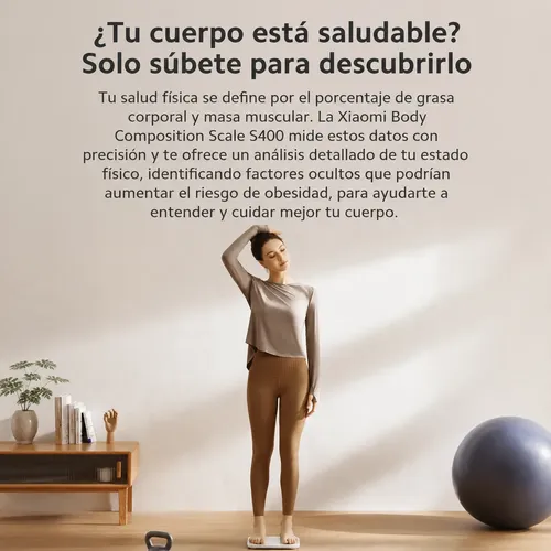 Balanza Inteligente Xiaomi (bluetooth App 25 Indicadores)