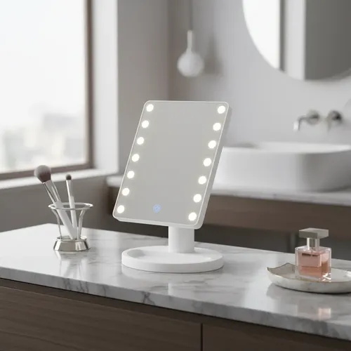 Espejo Luz Led Cálida,rectangular