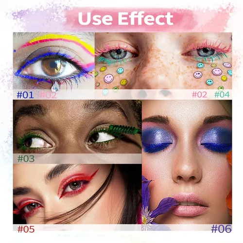 Juego De Rímel De Colores De 6 Colores, Mascara De 2026