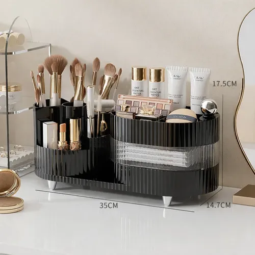 Organizador De Maquillaje De 3 Niveles Giratorio
