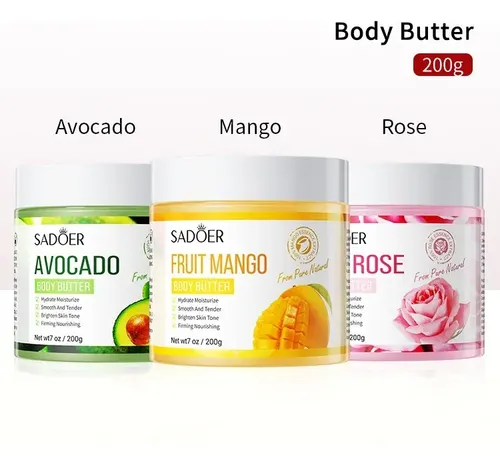 Manteca Corporal Crema Espesa Cuidado Piel Nutritiva 200g