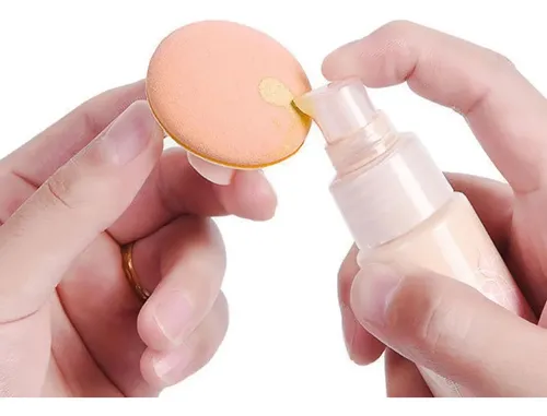 Esponja De Maquillaje 2 Piezas Mariposa Para Polvo Base