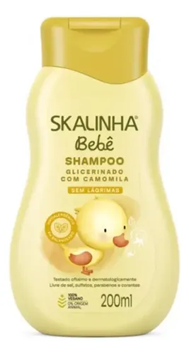 Shampoo Skalinha Bebe Manzanilla Vegano Skala 200ml