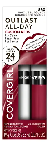 Labial Covergirl Outlast All-day Tono 860 Unique Burgundy