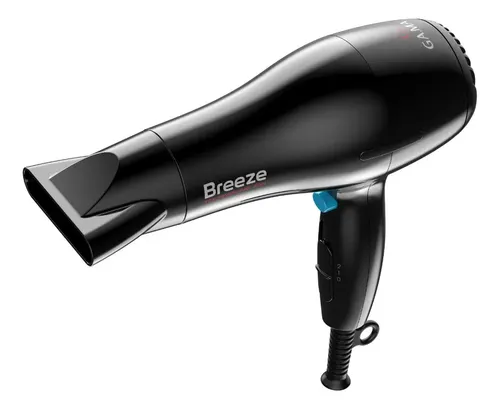 Secador Breeze Tourmaline Ion Gama Italy, color negro
