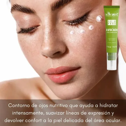Crema Contorno Ojos Idraet Avocado Hidratante Ilumina 15g