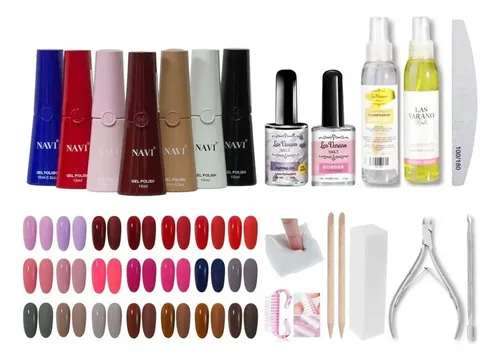 Kit Inicial X14u Completo Para Kapping Gel Uv Nivelador Semi