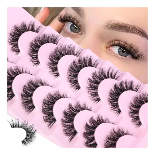 Pestañas Postizas Wispy Cat Eye 7 Pares Pvdkiw