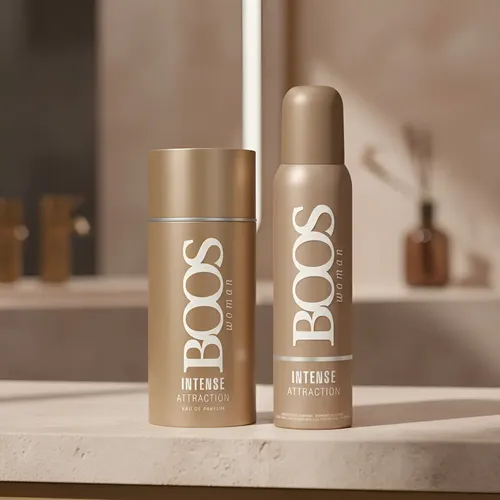 Perfume Boos Mujer Intense Attraction Edp 90ml + Deo Set