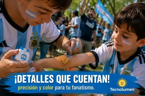 Maquillaje Artistico Bandera Argentina Pintura Facial Cara