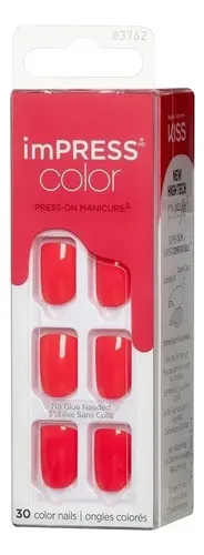 Set De 30 Uñas Press On – Marca Impress – Modelo Reddy