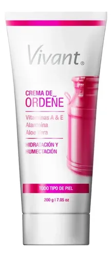 Crema De Ordeñe Vivant Con Vitamina A & E X200g