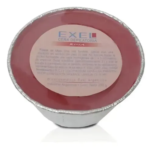 Cera Depilatoria Rosa 200gr Piel Hiper Sensible Exel
