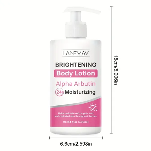 Loción Corporal Iluminadora Sin Aceite Lanemay, 24 Horas