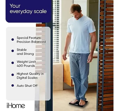 Báscula Digital Ihome Para Baño Escalonada – Ihome