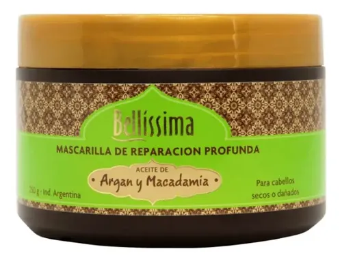 Bellissima Mascara Reparacion Profunda 250 Argan Y Macadamia
