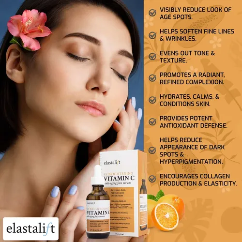 Sérum Facial Elastalift Vitamina C Con Ácido Hialurónico 50