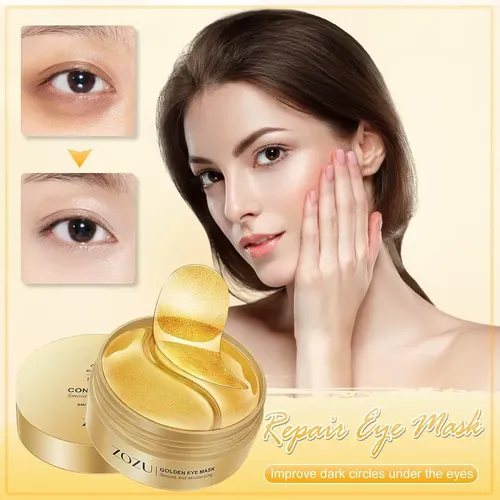 Parches Hidrogel Contorno Ojos Colágeno Gold 24k 30 Par Zozu