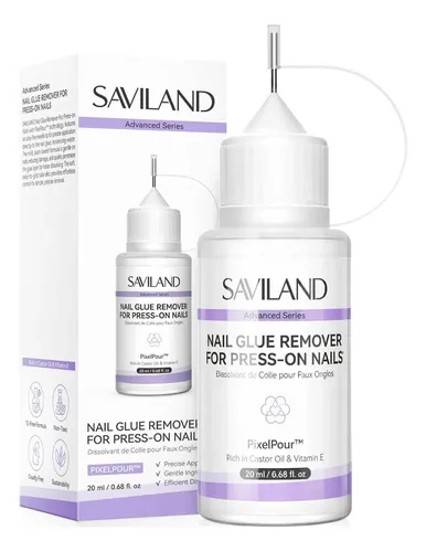 Removedor De Pegamento Para Uñas Preciso Saviland 20 Ml