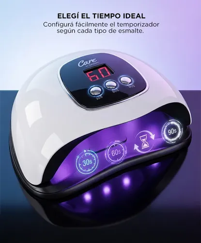 Cabina Uv De Uñas Gadnic Lampara 24 Led Gel Polygel Más