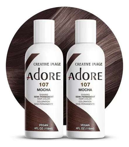 Tinte Semipermanente Adore 107 Mocha 2x118ml