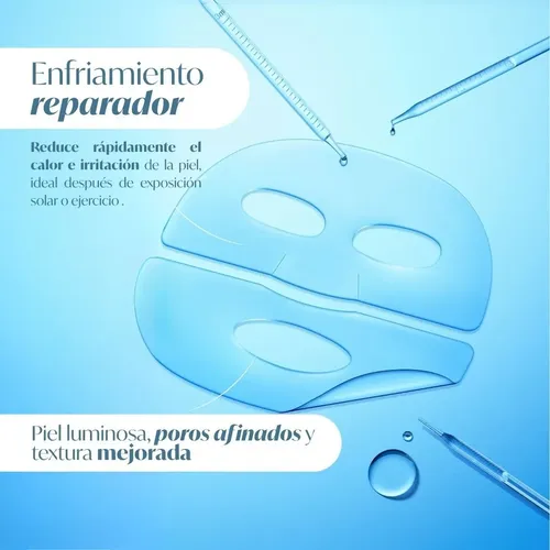Mascarilla Hidratante Gel Ácido Hialurónico Madeca Coreana Todo Tipo De Piel