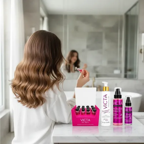 Kit Victa Protector + Serum + Terminador + 12 Ampollas