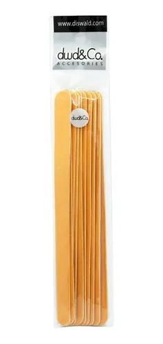 Lima de Cartón Recta Naranja Diswald & Co Set 10 Unidades Modelo 17