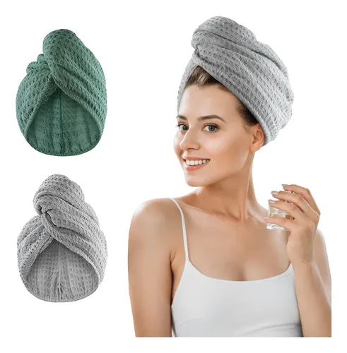 Toalla De Baño Para Secar El Cabello, Gorro Seco, Cabeza Gof