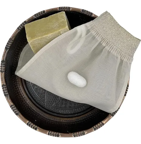 Guante Exfoliante Turco Feel Fine De Seda Natural Dk-10l