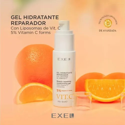 Exel Gel Hidratatante Reparador Con Liposomas De Vit C 30ml