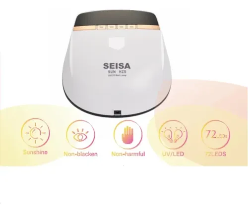 Sun Hz5 Cabina De Uñas De 72 Leds Principiante Y Profesional