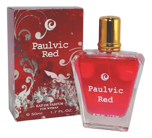 PERFUME FEMENINO PAULVIC RED EAU DE PARFUM X 50 ML.