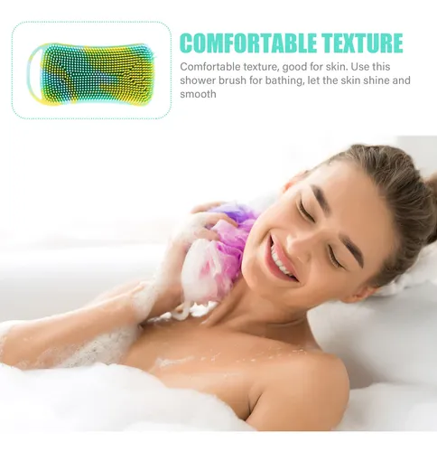 Exfoliante Corporal De Silicona Y Masajeador Capilar